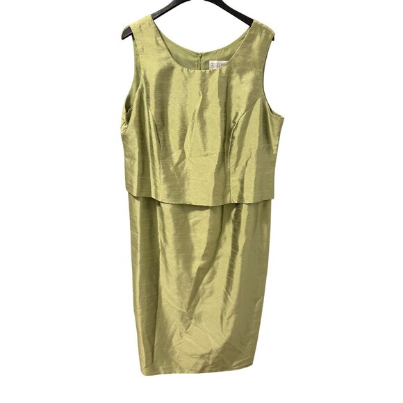 Jessica Howard Womans 2-Piece Set Size 18 Floral Embroidered Jacket & Skirt Nylo - Picture 11 of 12